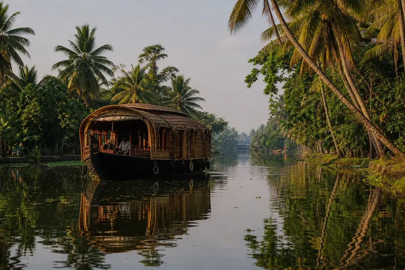 Houseboat on the Alappuzha backwaters
