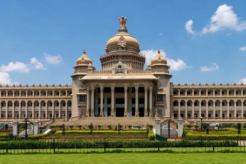 Vidhana Soudha building in Bangalore