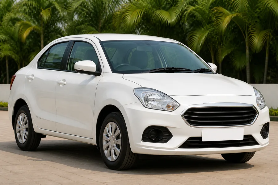 Swift Dzire sedan from Classic Cabs Kerala