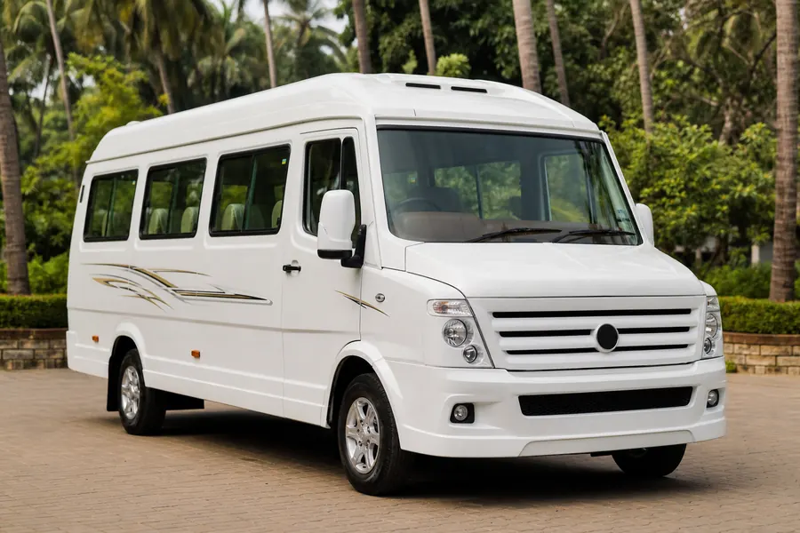 Tempo Traveller van from Classic Cabs Kerala